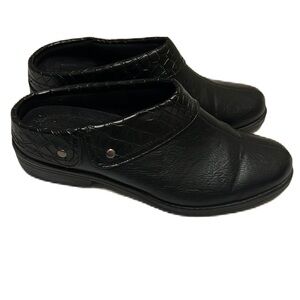 Women’s EASY STREET Comfort Wave, Slide On Shoes, Black, Size 7.5W